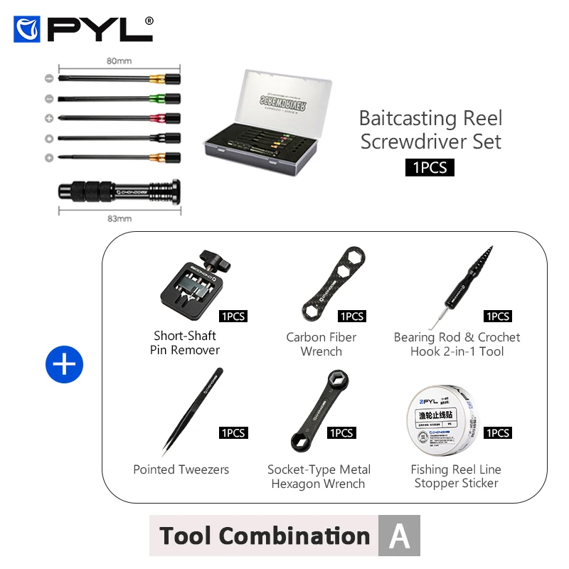 PYL 낚시릴 개조 도구 세트 베이트캐스팅릴 스크류드라 - Reel Repair Kit 리뷰 및 가격